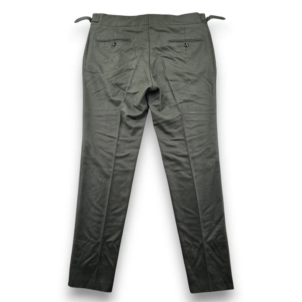 Terzi Adem Altun Dress Pants Trousers Mens 38x32 (US) Olive Green Side Adjuster